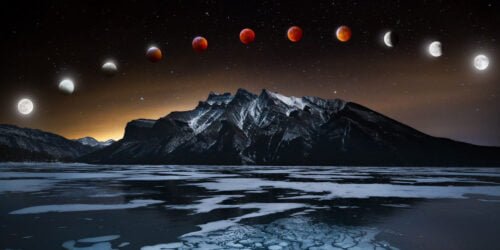 Une éclipse lunaire totale