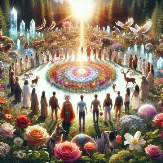 Créons et vivons notre monde lumineux.