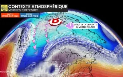 Le vortex polaire en désordre, des chutes de neige historiques et une tempête radiationnelle sans précédent