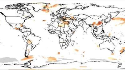 La carte des régions qui se réchauffent le plus vite
